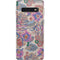 Warm Taupe Floral Galaxy S10 Skin