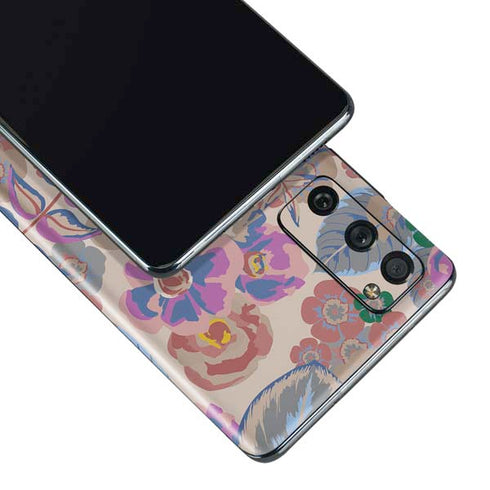 Warm Taupe Floral Galaxy S20 Fan Edition Skin