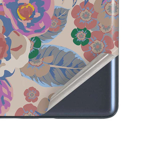 Warm Taupe Floral Galaxy S20 Fan Edition Skin