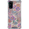 Warm Taupe Floral Galaxy S20 FE Clear Case