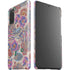Warm Taupe Floral Galaxy S20 Lite Case