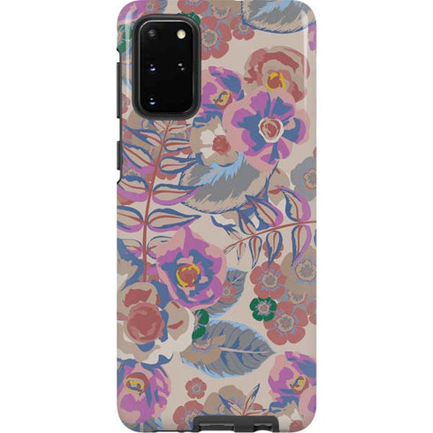 Warm Taupe Floral Galaxy S20 Plus Pro Case