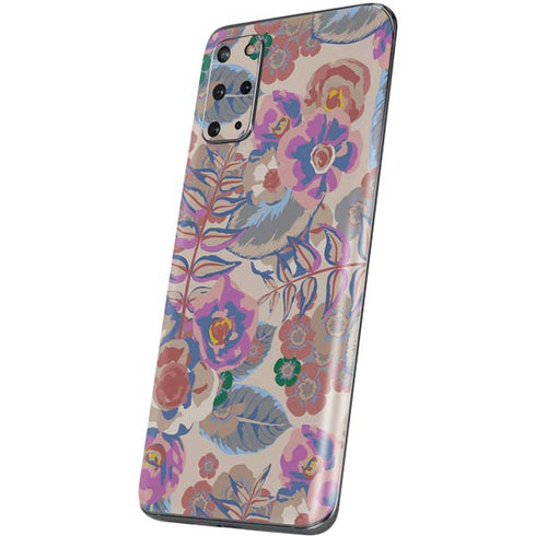 Warm Taupe Floral Galaxy S20 Plus Skin