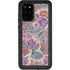 Warm Taupe Floral Galaxy S20 Plus Waterproof Case