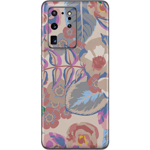 Warm Taupe Floral Galaxy S20 Ultra 5G Skin