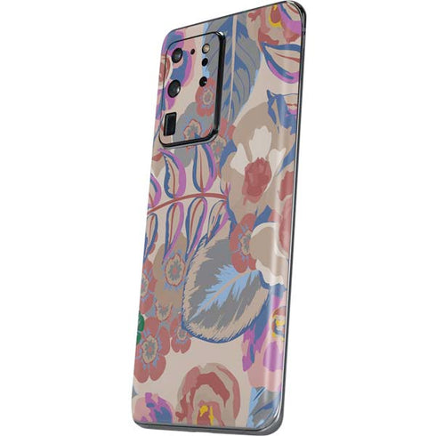 Warm Taupe Floral Galaxy S20 Ultra 5G Skin
