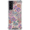 Warm Taupe Floral Galaxy S21 5G Clear Case