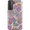 Warm Taupe Floral Galaxy S21 5G Pro Case
