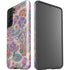 Warm Taupe Floral Galaxy S21 5G Pro Case