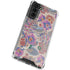 Warm Taupe Floral Galaxy S21 FE Clear Case
