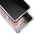 Warm Taupe Floral Galaxy S21 FE Clear Case