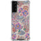Warm Taupe Floral Galaxy S21 Plus 5G Clear Case