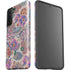 Warm Taupe Floral Galaxy S21 Plus 5G Pro Case
