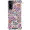 Warm Taupe Floral Galaxy S22 Clear Case