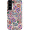 Warm Taupe Floral Galaxy S22 Plus Pro Case