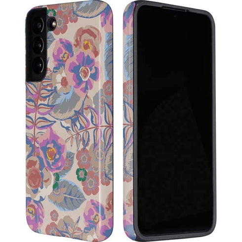 Warm Taupe Floral Galaxy S22 Plus Pro Case