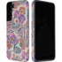 Warm Taupe Floral Galaxy S22 Plus Pro Case