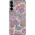 Warm Taupe Floral Galaxy S22 Plus Skin