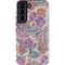 Warm Taupe Floral Galaxy S22 Pro Case