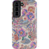 Warm Taupe Floral Galaxy S22 Pro Case