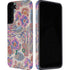 Warm Taupe Floral Galaxy S22 Pro Case