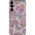 Warm Taupe Floral Galaxy S22 Skin