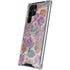 Warm Taupe Floral Galaxy S22 Ultra Clear Case