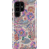 Warm Taupe Floral Galaxy S22 Ultra Pro Case