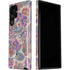 Warm Taupe Floral Galaxy S22 Ultra Pro Case