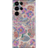 Warm Taupe Floral Galaxy S22 Ultra Skin