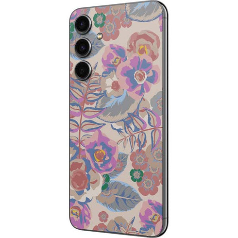 Warm Taupe Floral Galaxy S23 FE Skin