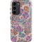 Warm Taupe Floral Galaxy S23 Plus Pro Case