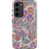 Warm Taupe Floral Galaxy S23 Plus Pro Case