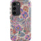Warm Taupe Floral Galaxy S23 Pro Case