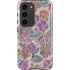 Warm Taupe Floral Galaxy S23 Pro Case