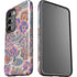 Warm Taupe Floral Galaxy S23 Pro Case