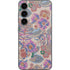 Warm Taupe Floral Galaxy S23 Skin