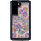 Warm Taupe Floral Galaxy S23 Waterproof Case