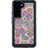Warm Taupe Floral Galaxy S23 Waterproof Case