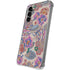 Warm Taupe Floral Galaxy S24 Plus Clear Case