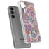 Warm Taupe Floral Galaxy S24 Plus Clear Case