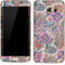 Warm Taupe Floral Galaxy S7 Edge Skin