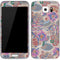 Warm Taupe Floral Galaxy S7 Skin