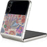 Warm Taupe Floral Galaxy Z Flip3 5G Skin