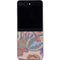 Warm Taupe Floral Galaxy Z Flip5 5G Skin