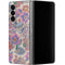 Warm Taupe Floral Galaxy Z Fold4 5G Skin