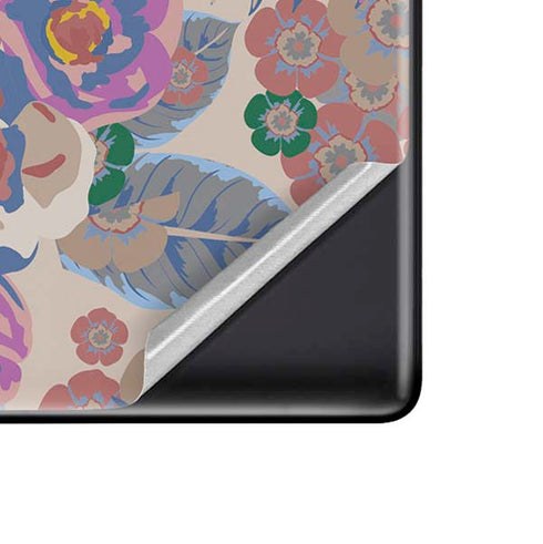 Warm Taupe Floral Google Pixel 6 Skin