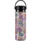 Warm Taupe Floral Hydro Flask 20oz Wide Mouth Skin