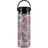 Warm Taupe Floral Hydro Flask 20oz Wide Mouth Skin