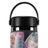 Warm Taupe Floral Hydro Flask 20oz Wide Mouth Skin